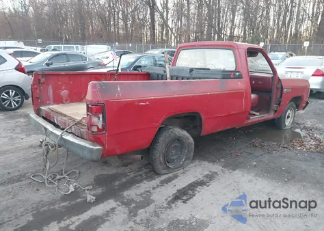 1982 Dodge D-Series D150 z USA, uszkodzony, nr VIN 1B7FD14E1CS214787